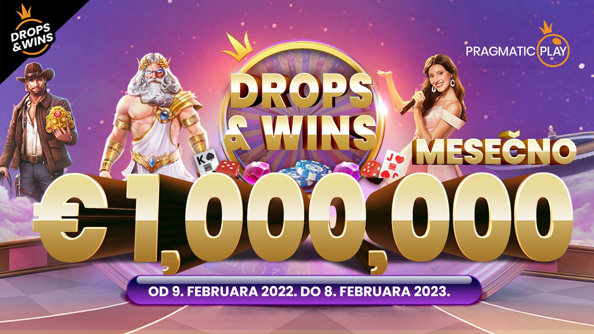 daily drops and wins