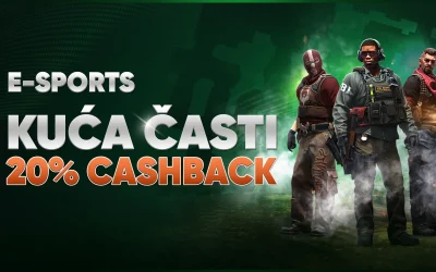 eSports Cash Back 20%