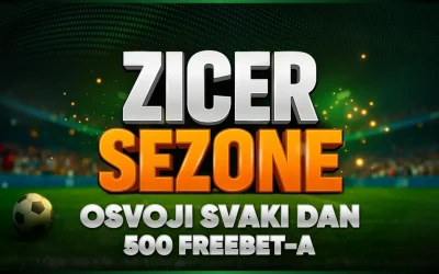 Zicer sezone – Osvoji freebet svaki dan